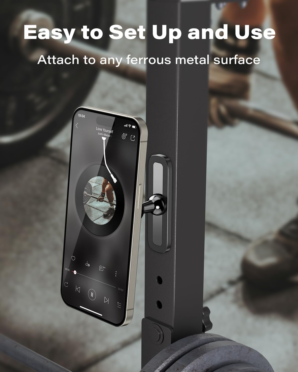 Gym Magnetic Phone Holder