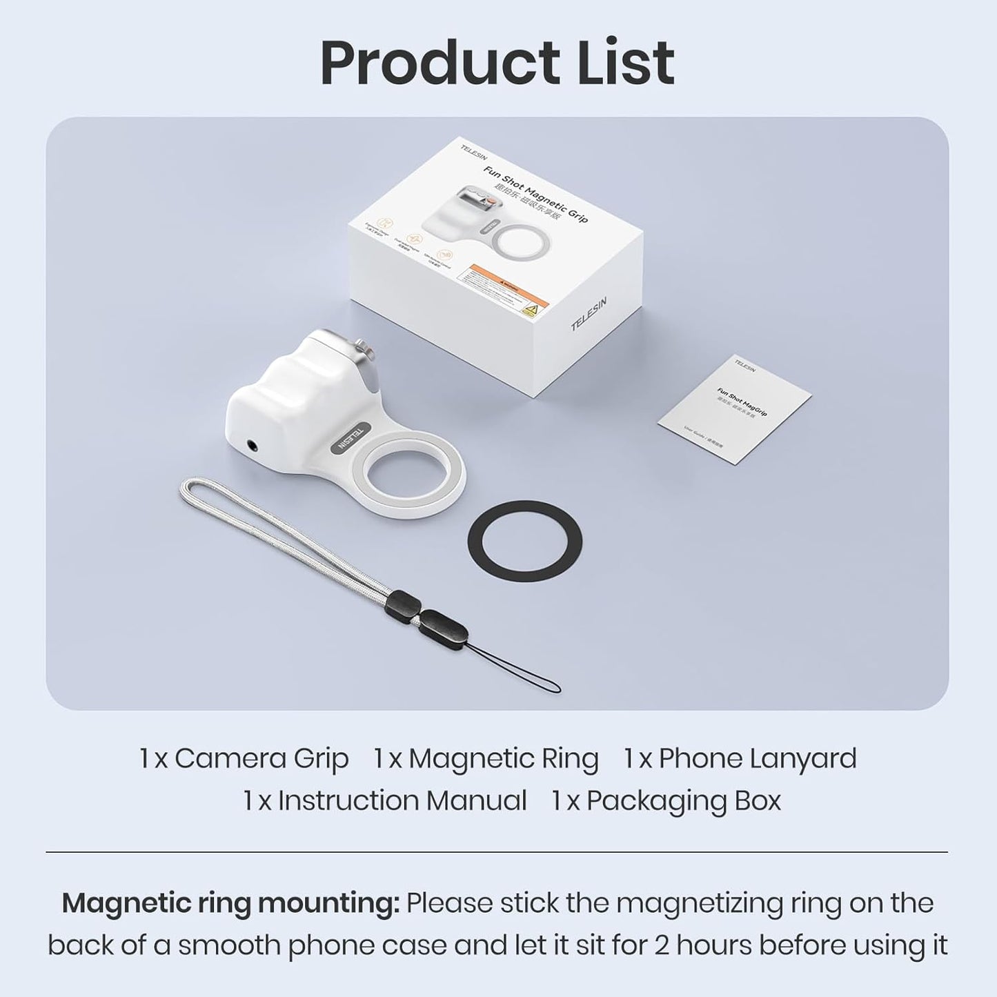 TELESIN Magnetic Wireless Camera Shutter