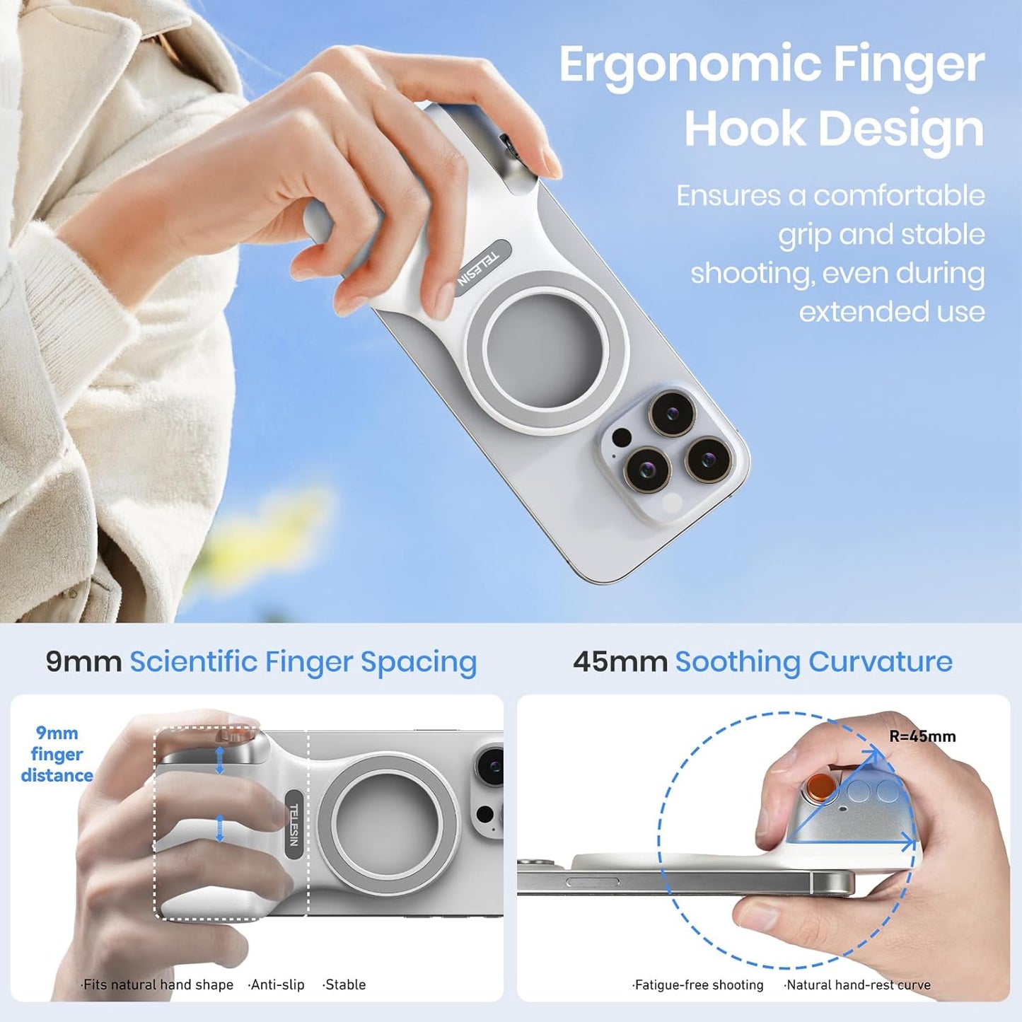 TELESIN Magnetic Wireless Camera Shutter