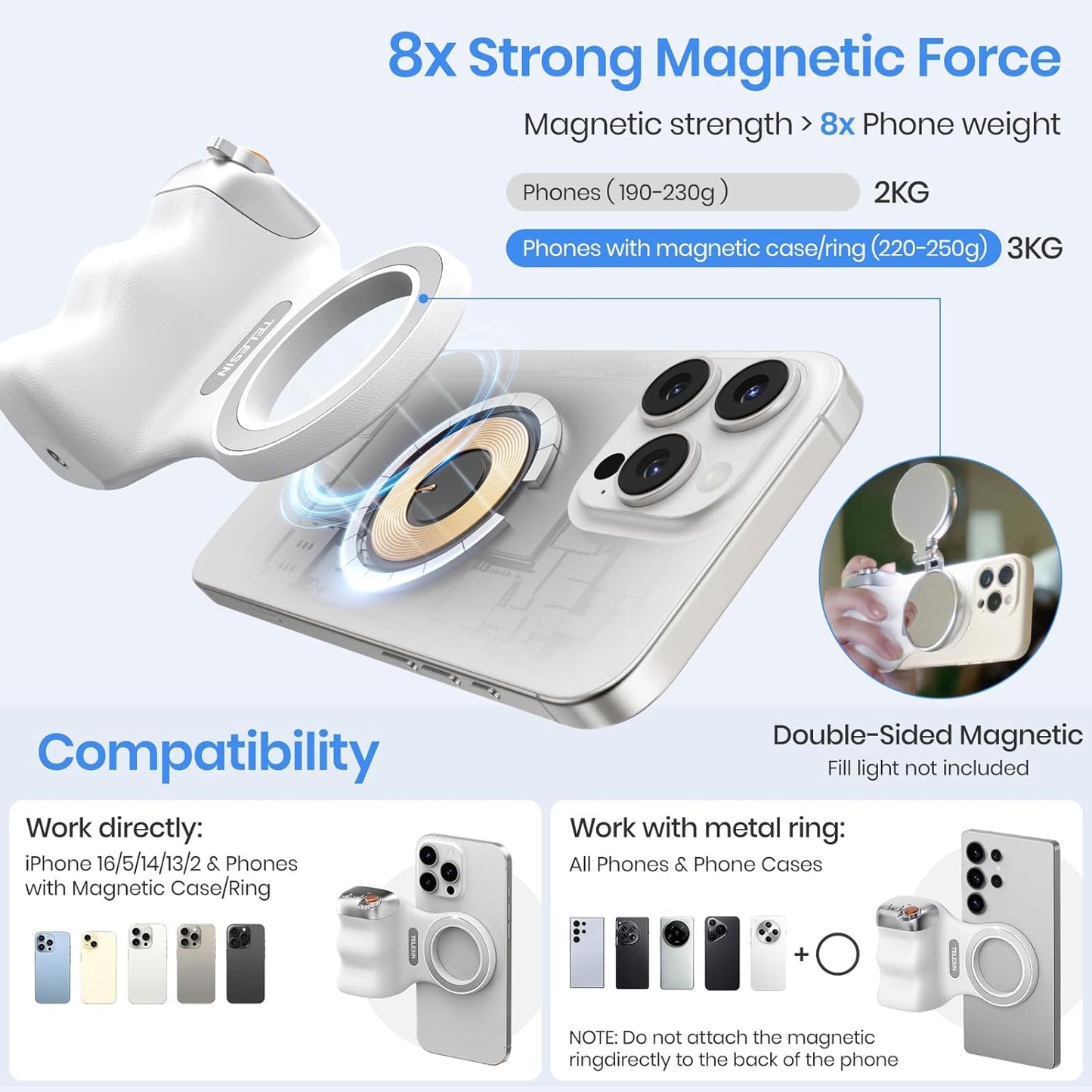 TELESIN Magnetic Wireless Camera Shutter