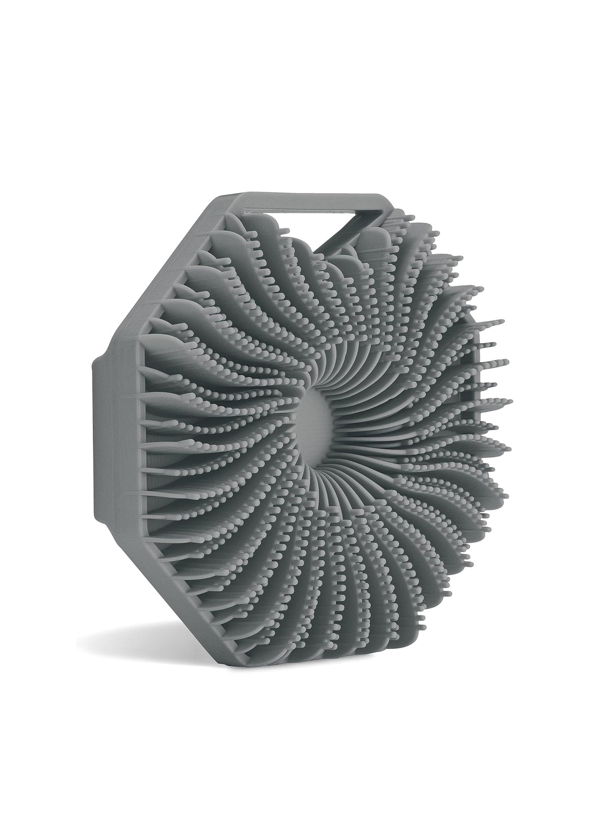 Silicone body scrubber with charcoal