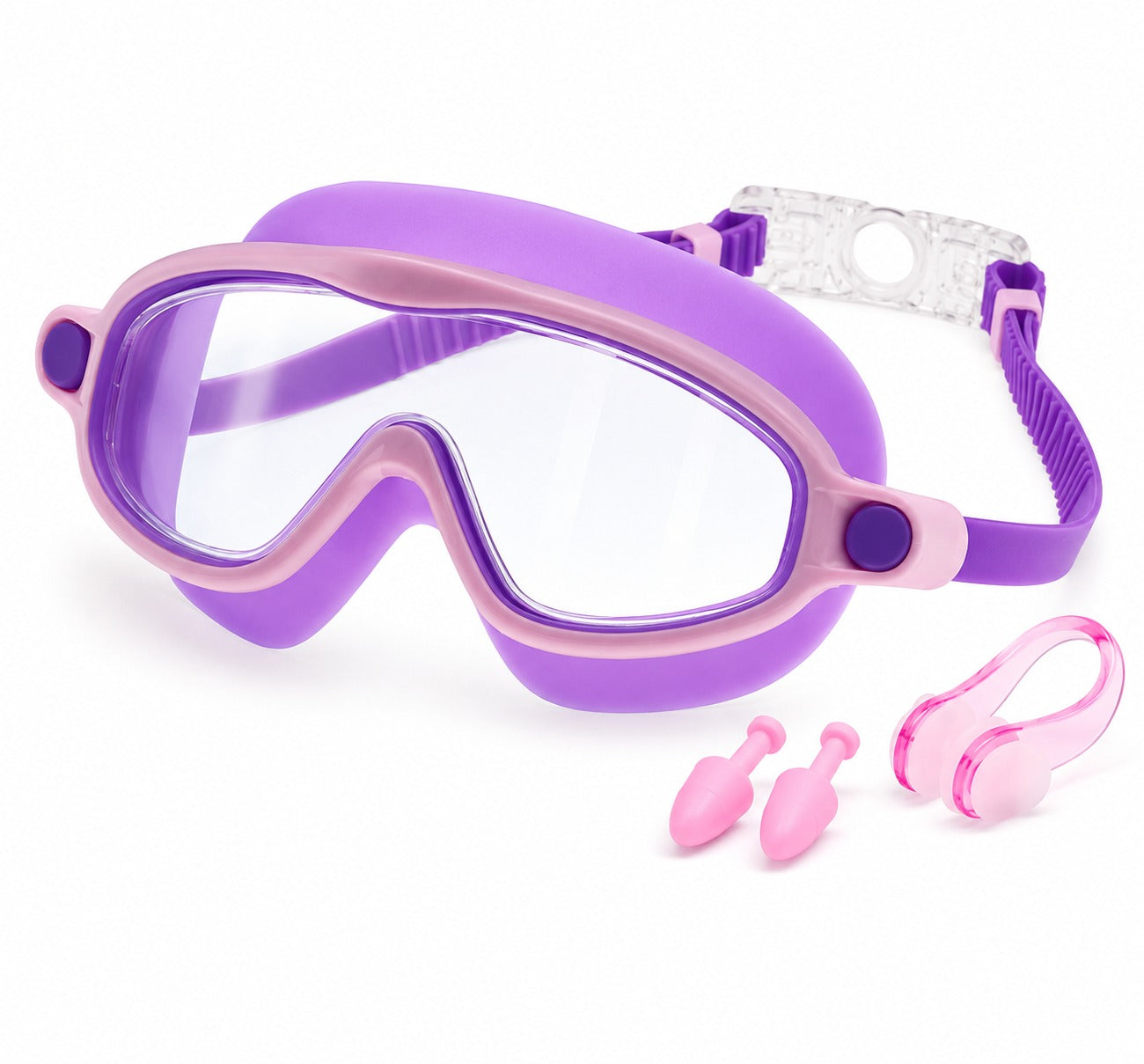 Easy-Clip Anti-Fog Kids Swim Goggles