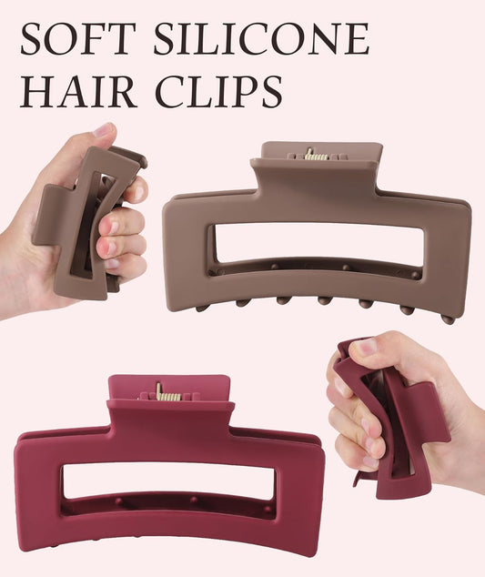 Flexible Silicone Hair Clips