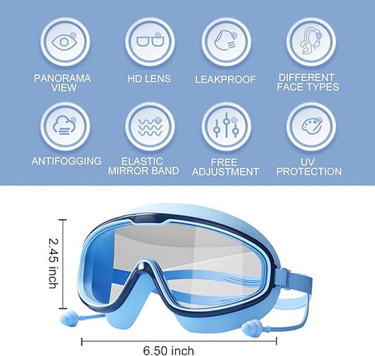 Kids Anti-Fog Swimming Goggles