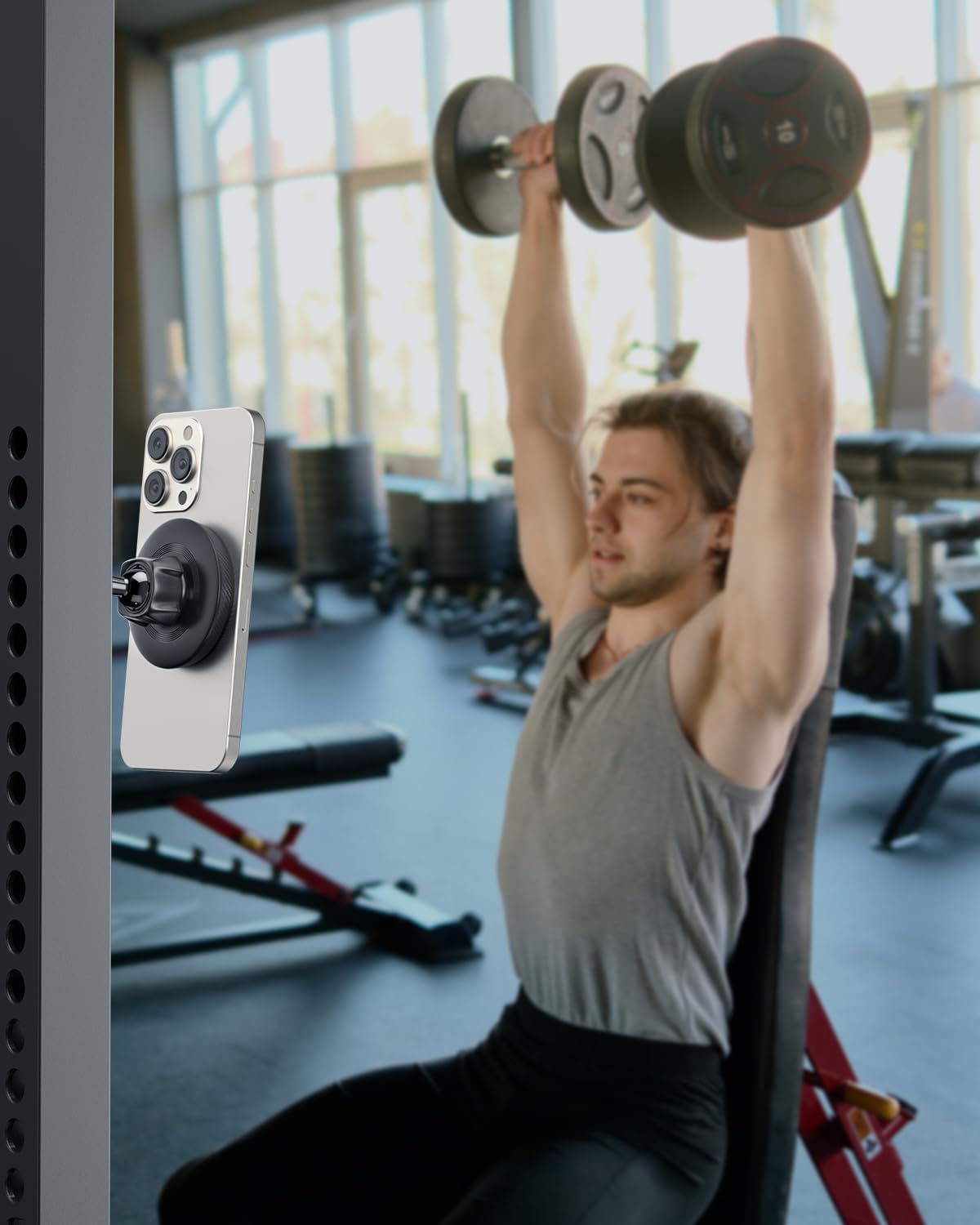 Gym Magnetic Phone Holder