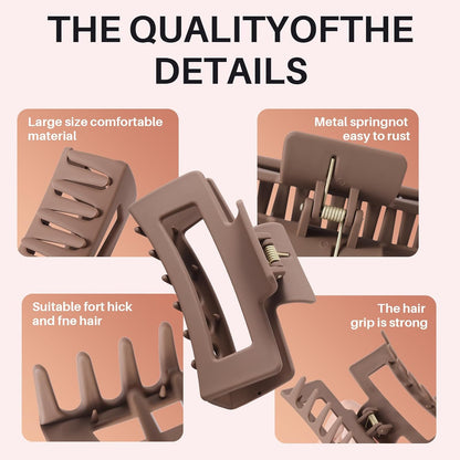Flexible Silicone Hair Clips