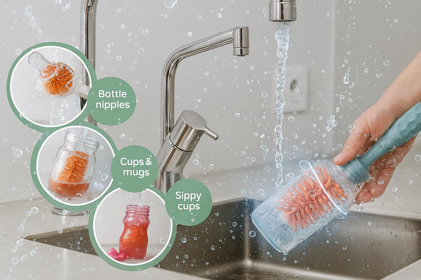 Electric Baby Bottle Brush