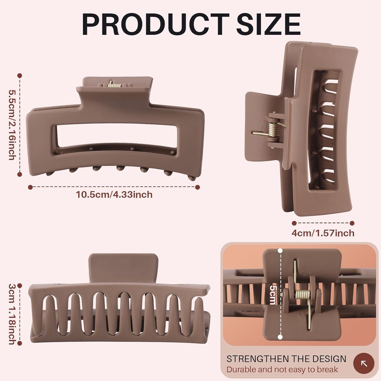 Flexible Silicone Hair Clips