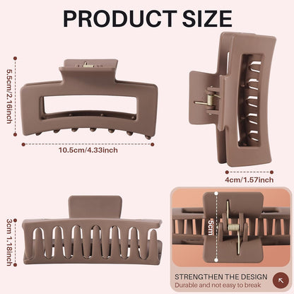 Flexible Silicone Hair Clips