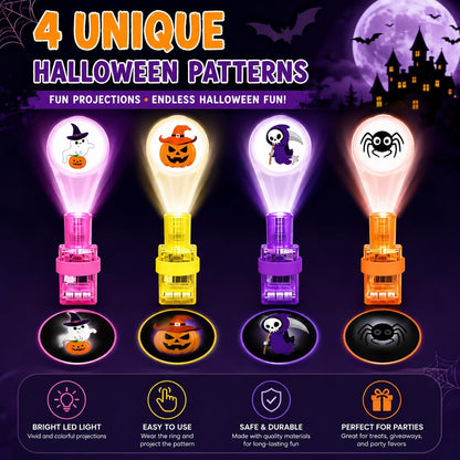 Halloween Finger Projector Lights