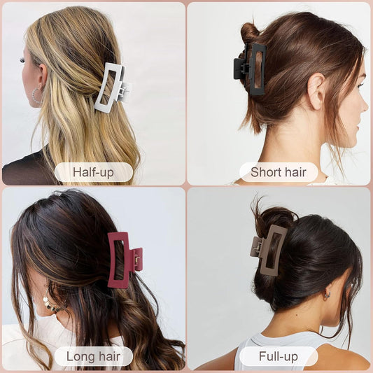 Flexible Silicone Hair Clips