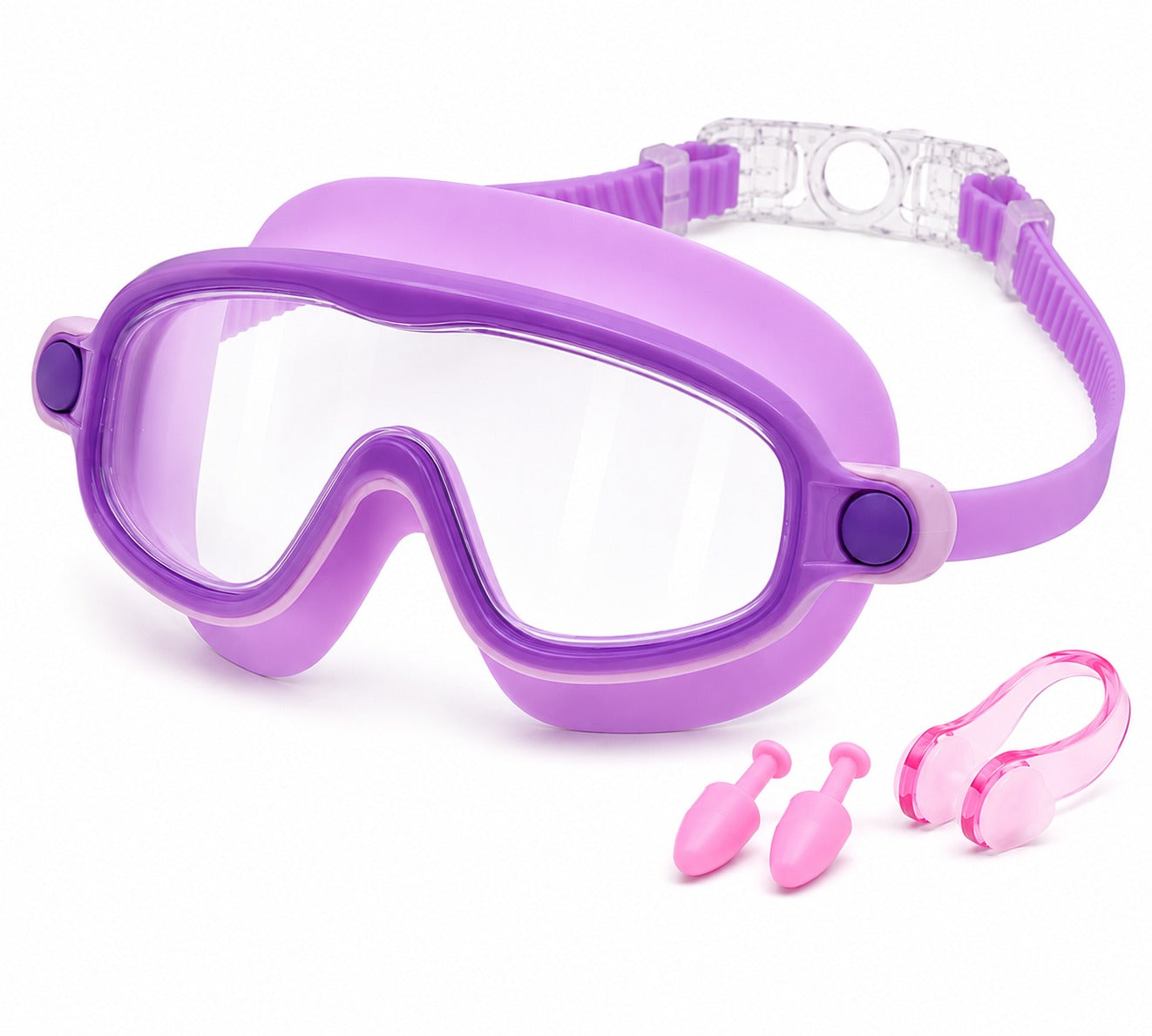 Easy-Clip Anti-Fog Kids Swim Goggles